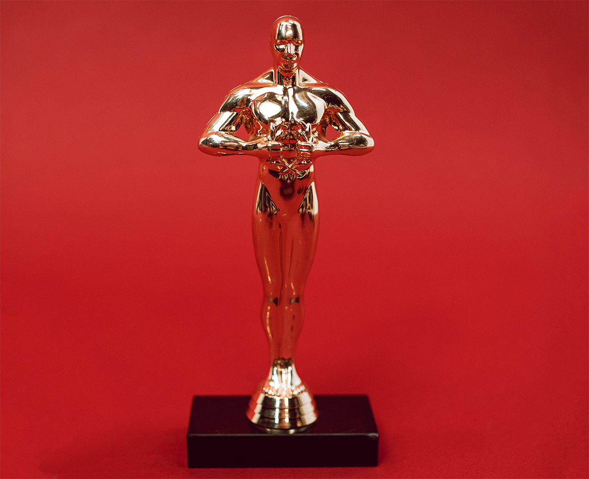 Oscar-Statuette – Symbol für den Abschluss des Workflows