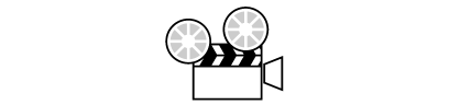 Icon: Klassische Filmkamera – Symbol für Imagefilme