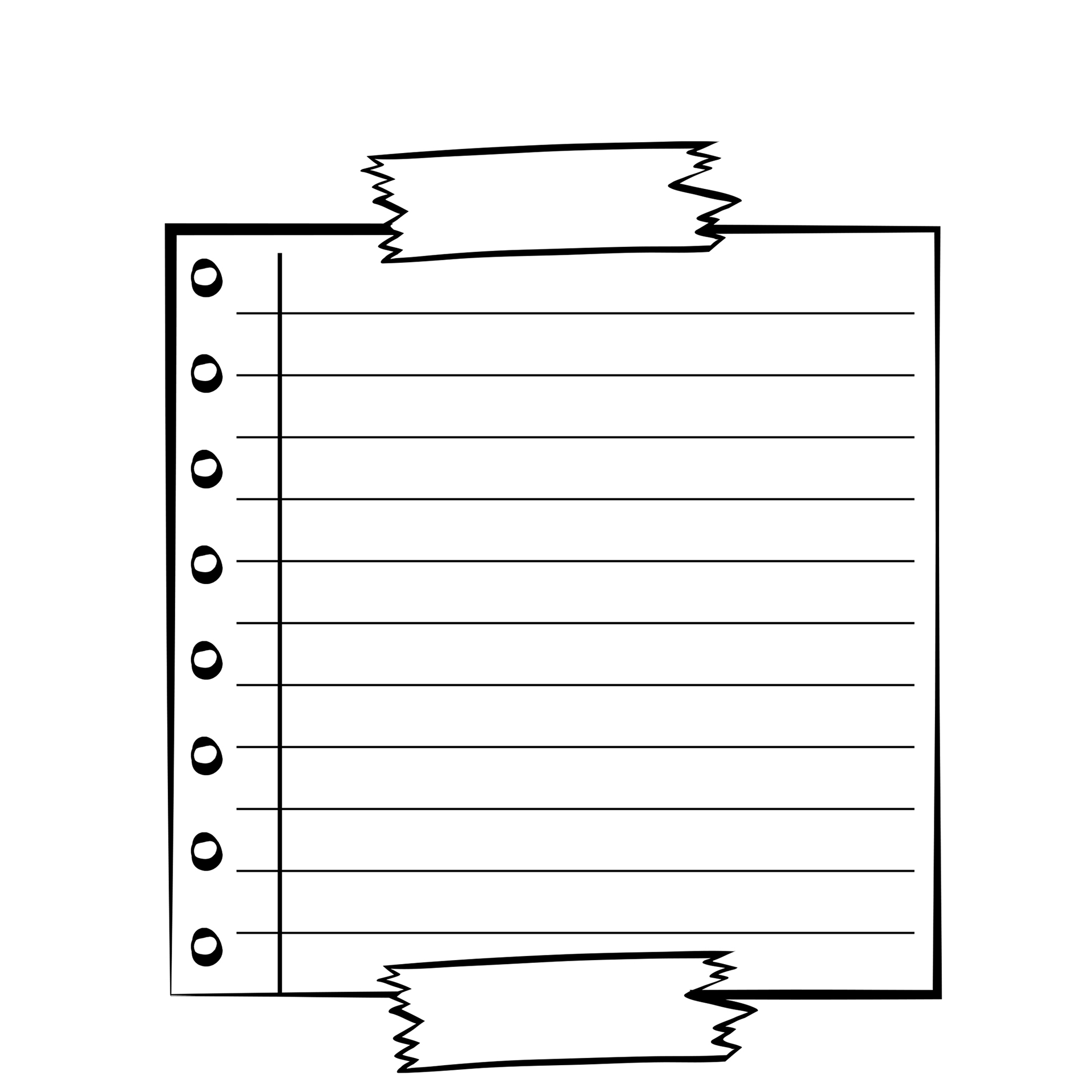 Notizblatt – Symbol für die Konzeption des Projekts im Workflow